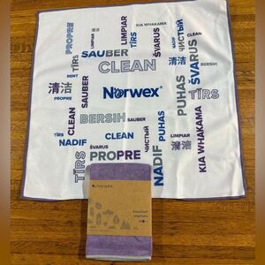 Norwex Basic Package EnviroCloth and Window Cloth Set of 2 NWT
